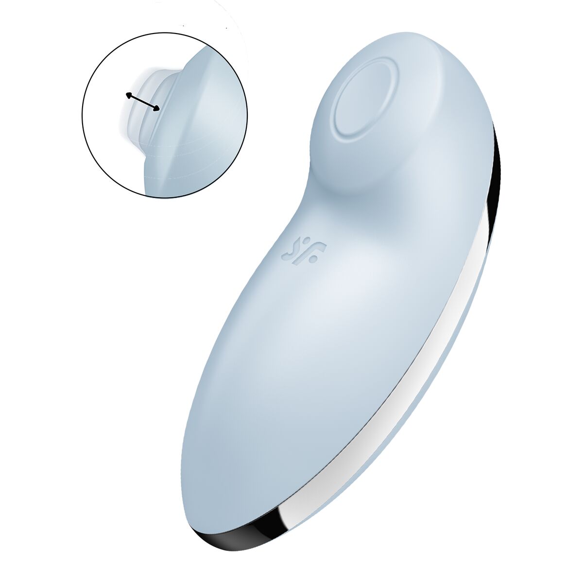 Erotický masér Satisfyer Modrý
